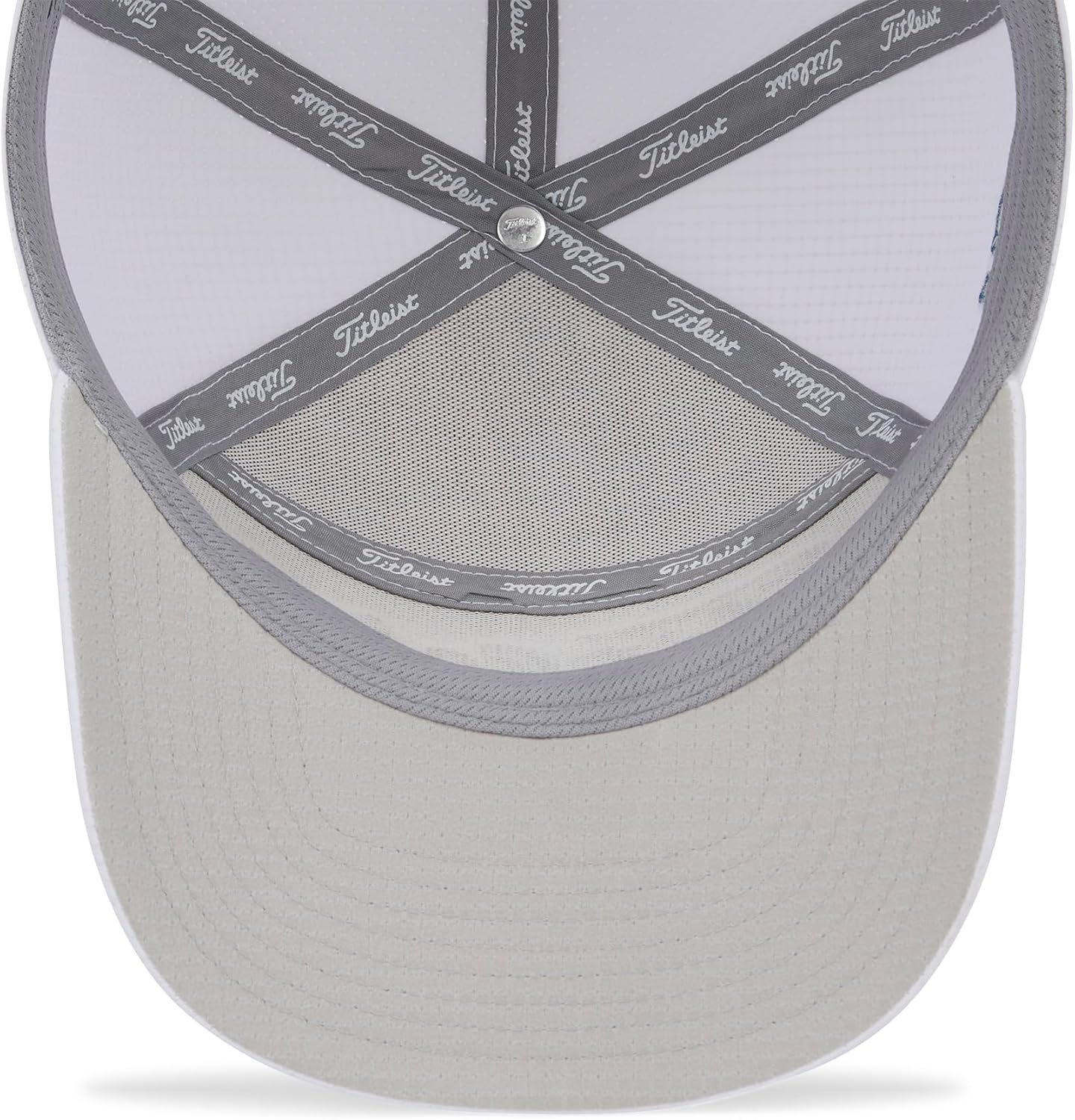 Tour Featherweight Golf Hat, White/Black