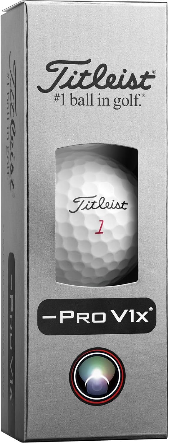 Titleist Pro V1x Left Dash AlignXL Golf Balls - 2026 Model
