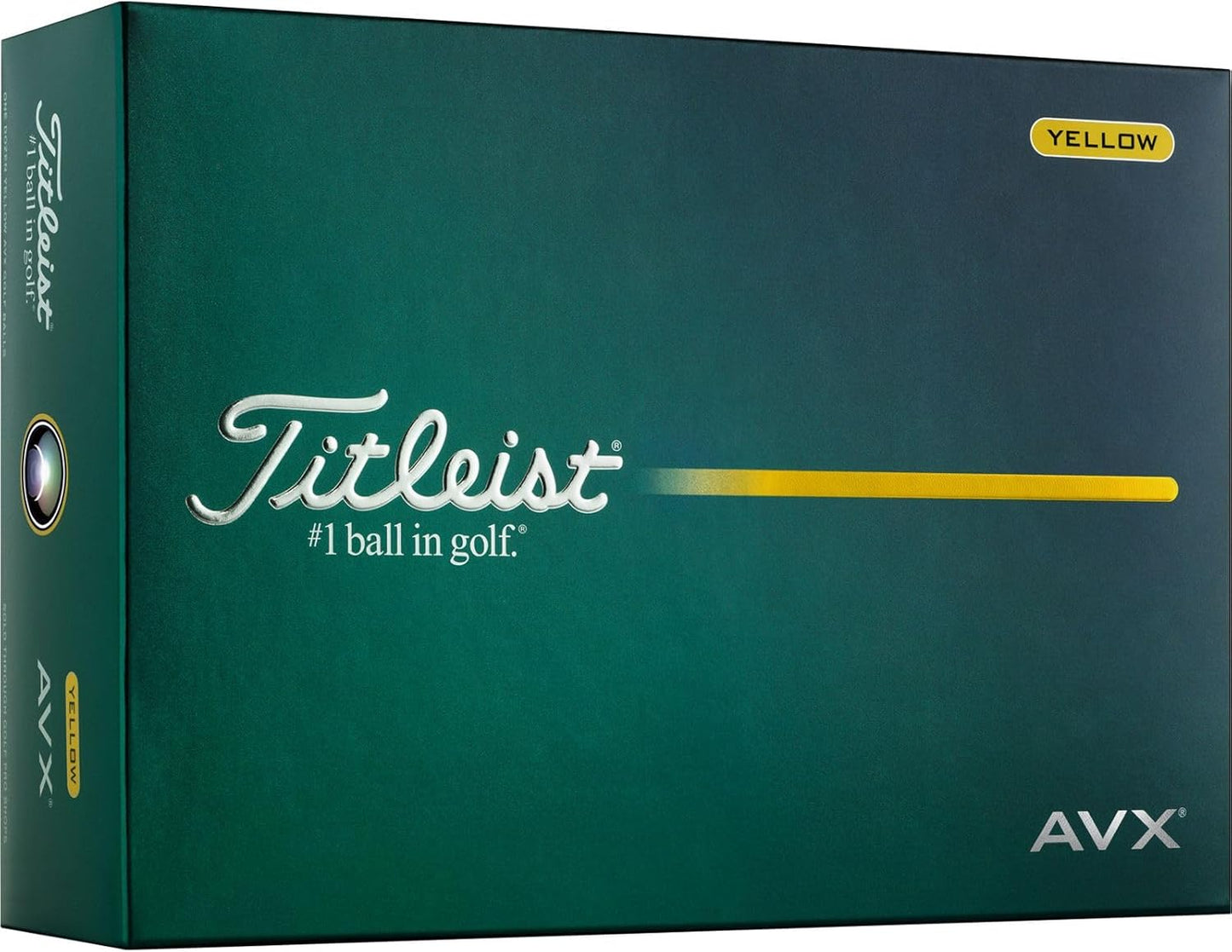 Titleist AVX Yellow AlignXL Golf Balls - 2026 Model
