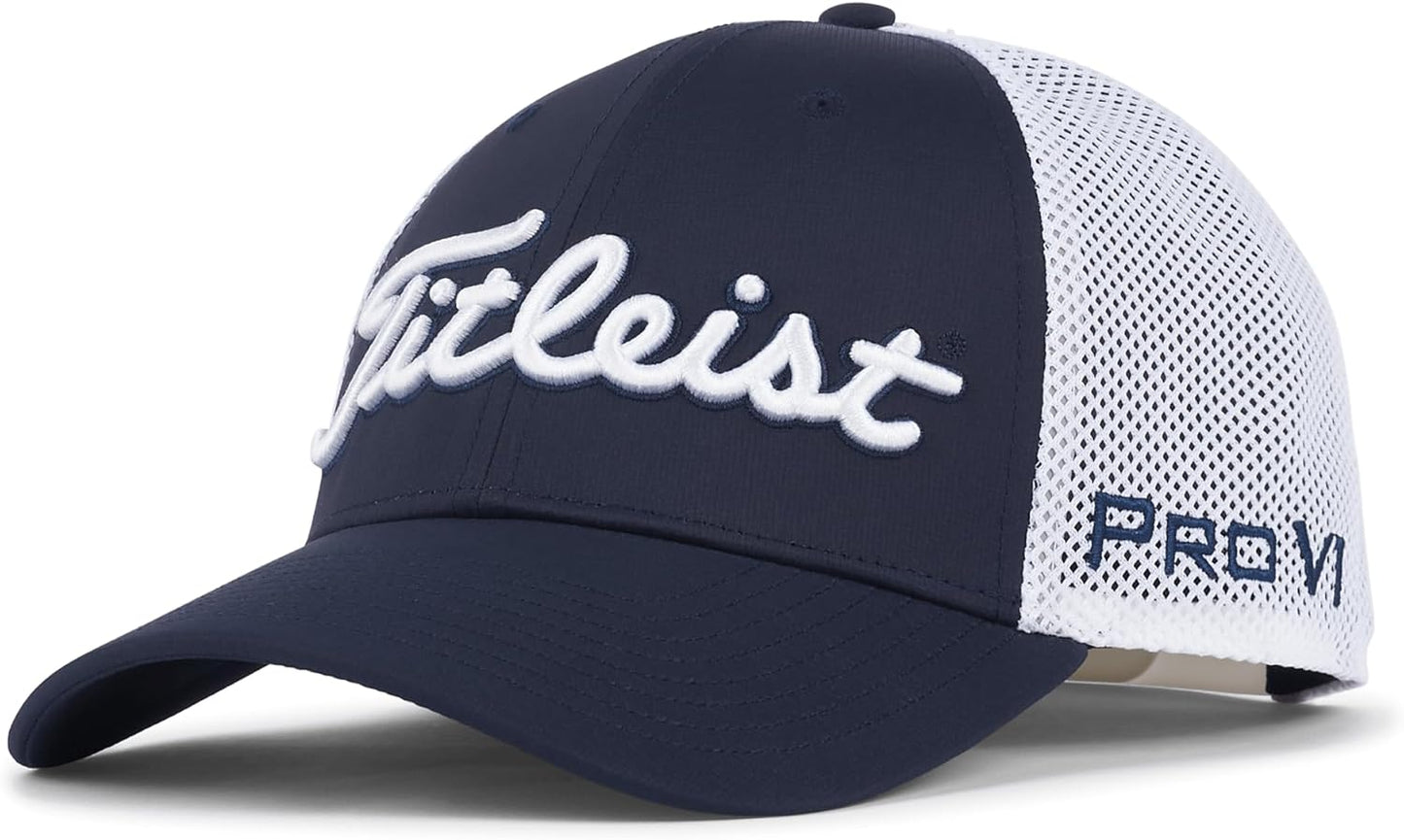 Hot Men's Tour Performance Mesh Golf Hat